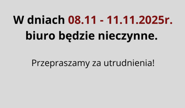 ZAPRASZAMY OD ŚRODY-12.11.2025 rok🙂
