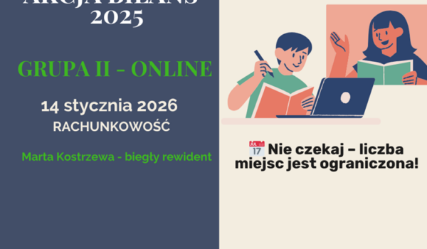 ZAPRASZAMY DO ZAPISÓW - GRUPA II