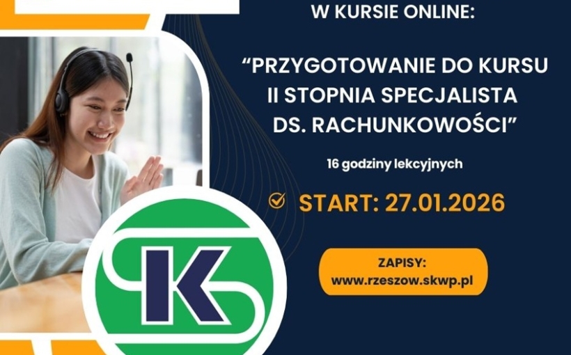 📣 Zapraszamy na kurs przygotowujący do kursu II stopnia