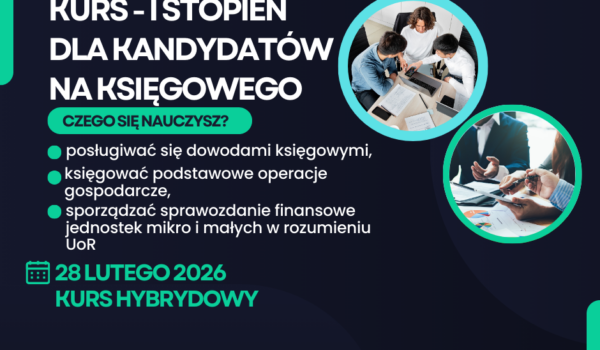 Zapraszamy na najbliższy kurs I stopnia (tryb hybrydowy)