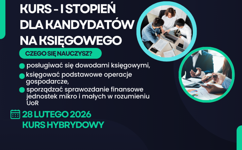 Zapraszamy na najbliższy kurs I stopnia (tryb hybrydowy)