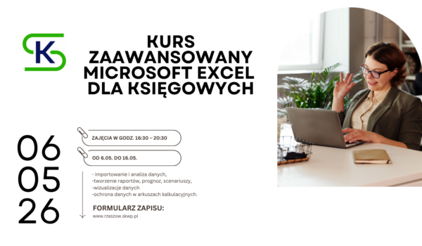 Microsoft Excel dla księgowych (kurs zaawansowany) trwa nabór