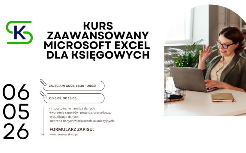 Microsoft Excel dla księgowych (kurs zaawansowany) trwa nabór
