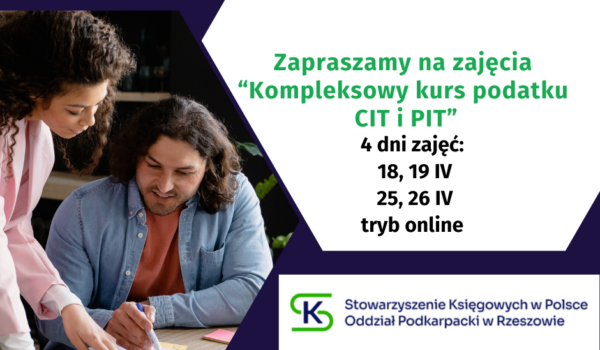 Kompleksowy kurs podatku CIT i PIT już jest❗👍