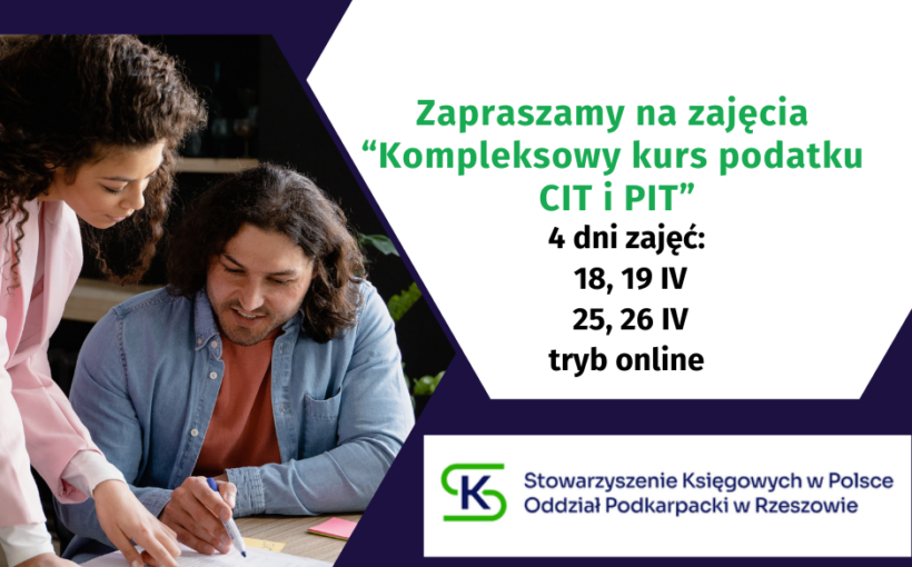 Kompleksowy kurs podatku CIT i PIT już jest❗👍