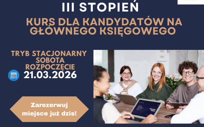 Zapraszamy na najbliższy kurs III stopnia